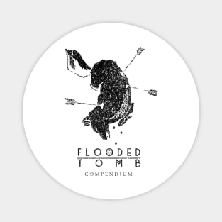 Flooded Tomb - Compendium - Black Logo Magnet